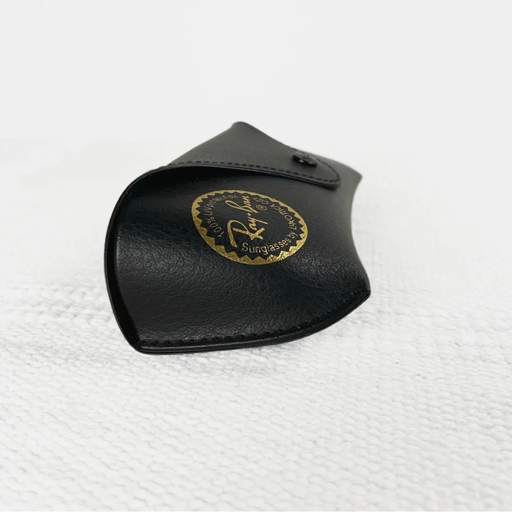 Ray-Ban Black Leather Sunglasses Case and Ray-Ban Glasses Cloth